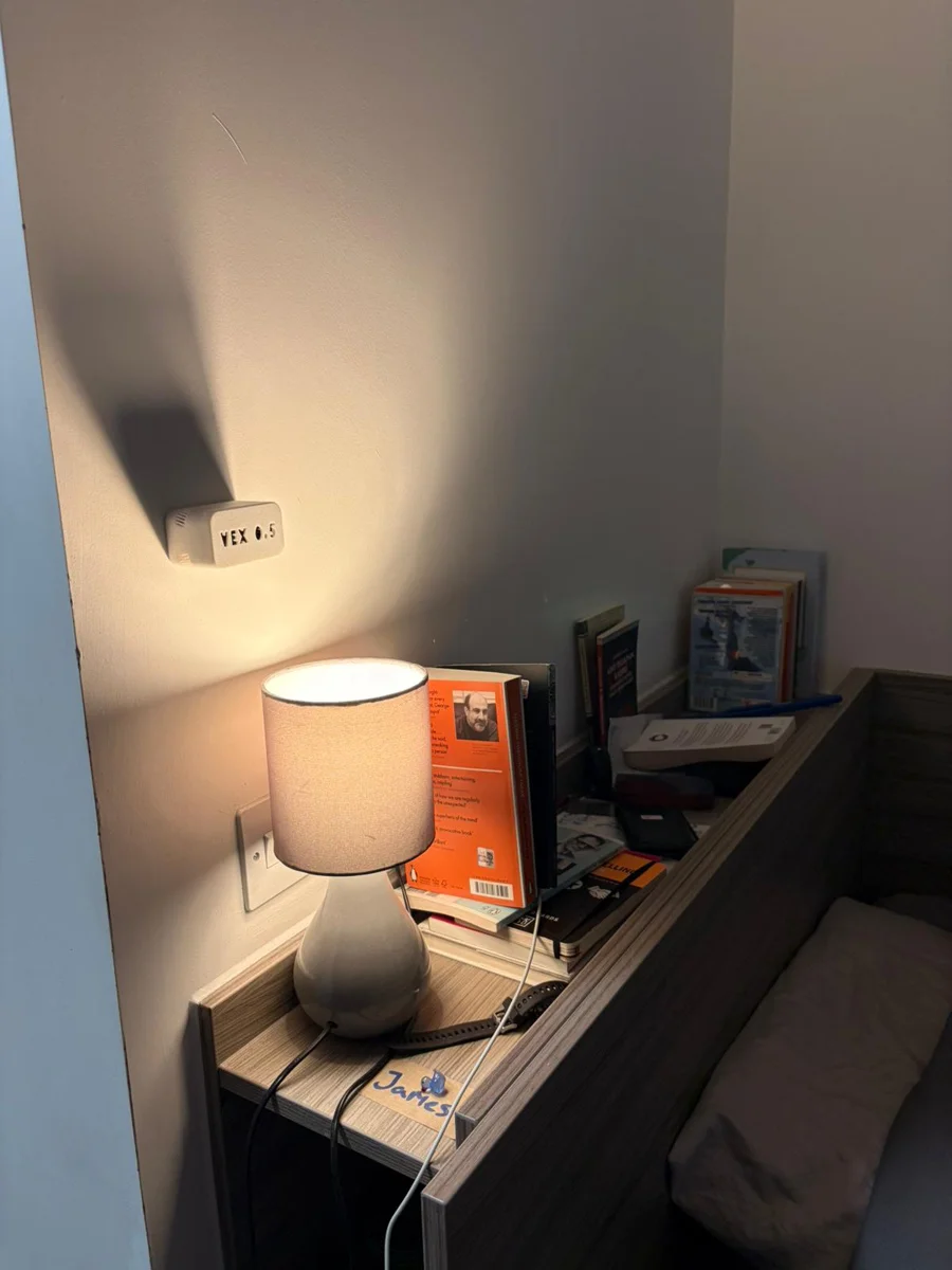 VEX prototype in a bedroom