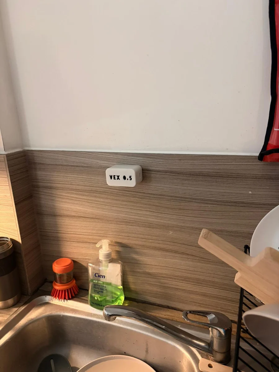 VEX prototype installed in a kitchen