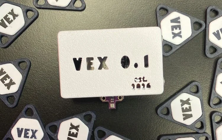 VEX 0.1 enclosure with its sensor visible underneath